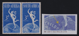 South Africa, SG 130b, MNH Pair "Lake In East Africa" Variety - Nuovi
