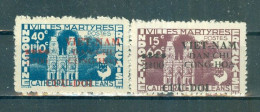 VIETNAM DU NORD  - N°3 Et 4 Sans Gomme SCAN DU VERSO. Timbres D'Indochine Surchargés. N°(292 Et 293) - Viêt-Nam