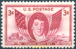 247846 MNH ESTADOS UNIDOS 1948 FRANCIS SCOTT KEY - Unused Stamps