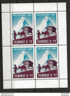 407 - 18 - Bloc Dentelé Neuf  "Feldpost Ge. Br. 11" Aktivedienst 1939" - Etichette