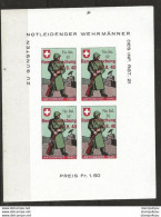 407 - 39 - Feuillet Non-dentelé Neuf    "Füs.Bat. 52 " Avec Surcharge - Labels