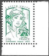 France Frankreich 2013 Marianne Ciappa Kawena 20g Lettre Verte Yv. 4774 Mi. 5608 ** MNH Postfrisch - 2013-2018 Marianne (Ciappa-Kawena)