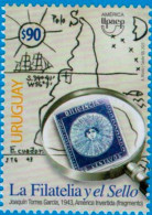 Uruguay 2023 ** UPAEP Philately And The Stamp. Stamp On Stamp. Art Joaquin Torres García. - Poste