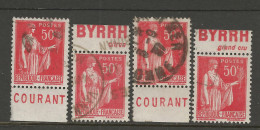 LOT PUB PAIX N° 283 Type Lll / Used / - Used Stamps