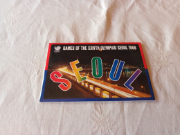 JEUX OLYMPIQUES OLYMPIC GAMES SEOUL OLYMPIAD 1988 SPORTS LIMITED1986 - Korea (Zuid)