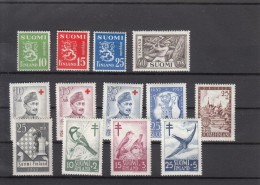 Finland 1952 - Full Year MNH ** - Años Completos