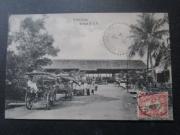 Indonesie Cheribon Station Cpa Timbrée - Indonésie