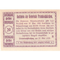 Autriche, Prambachkirchen, 20 Heller, Village, 1920, SPL, Mehl:FS 779a - Oesterreich