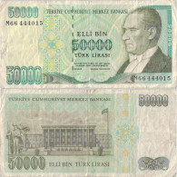 Turkey 50 000 Lira 1970 (1995) P-204 Banknote Europe Currency Turquie Truthahn Türkei #5189 - Turchia