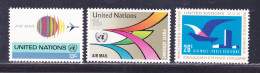 NATIONS UNIES NEW-YORK N°   19 à 21 ** MNH Neufs Sans Charnière, TB (D5747) Série Courante - 1974 - Neufs