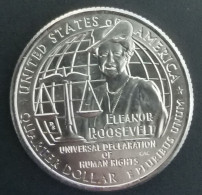 Quarter Dollar USA Eleanor ROOSEVELT - 2023 D - Unc - LIBERTY - American Woman - Zonder Classificatie