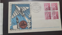 P) 1954 SPAIN, V NUMISMATICS AND PHILATELIC EXHIBITION GRACIA, MARIAN YEAR, FDC, XF - Altri & Non Classificati