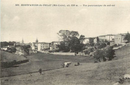 - Haute Loire -ref-A943- Montfaucon En Velay - Vue Panoramique Du Sud Est - - Montfaucon En Velay