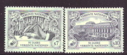 United Nations Vienna 186 & 187 MNH ** 50 Years UN (1995) - Unused Stamps