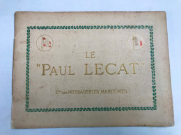 Compagnie Des Messageries Maritimes Bateau Paquebot Présentation Le Paul Lecat - Autres & Non Classés