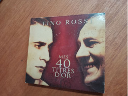 145 //  CD "TINO ROSS - MES 40 TITRES D'OR" / 2 CD - Otros - Canción Francesa