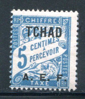 TCHAD- Taxe Y&T N°1- Neuf Avec Charnière * - Neufs