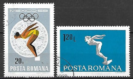 ROUMANIE      -       PLONGEON   /   NATATION     -    Oblitérés - Kunst- Und Turmspringen