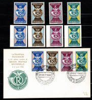 Rwanda 1963 - 37/40** MNH Getand En Onget. + FDC / Dentelé + Non Dent. + FDC - Unused Stamps