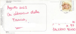 COMMEMORATIVO  /  Card _ Cartolina  - Lettera B - MONICA VITTI _ Isolato - 2011-20: Poststempel