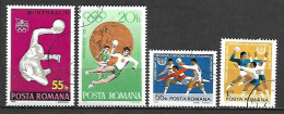 ROUMANIE     -    LOT  -     HAND  -  BALL     -    Oblitérés - Handball