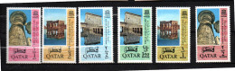 Qatar 1965 UNESCO/definitive Stamps (Michel 47/52) Nice MNH - Qatar