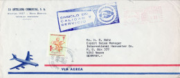 DOMINICAN REPUBLIC 1972 AIRMAIL LETTER SENT TO NEUSS - Dominicaine (République)