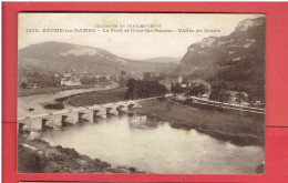 BAUME LES DAMES 1919 LE PONT ET COUR LES BAUME VALLEE DU DOUBS - Baume Les Dames