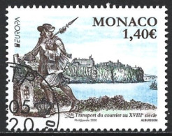 Monaco 2020. Scott #3009 (U) 18th Century Mail Carrier  *Complete Set* - Used Stamps