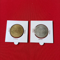 PIÈCES 1,5 ET 10 (argent) EURO TEMPORAIRE VILLE DE TOUSSUS LE NOBLE - Euro Van De Steden