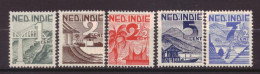 Nederlands Indië - Dutch Indies 317 T/m 321 MNH ** (1946) - Nederlands-Indië