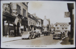 CPA DRAYTON - High Street Market - Vue Des Commerces Avec Autos Et Animation    A Voir ! - Shropshire