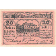 Autriche, Stattersdorf, 20 Heller, Ecole, 1920, 1920-12-31, SPL, Mehl:FS 1112 - Oesterreich