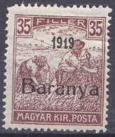 Hongrie Baranya 1919 N° 25  Semeurs   (J23) - Baranya