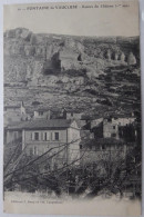 FONTAINE De VAUCLUSE - Ruines Du Château (1re Vue)  - CPA Dos Simple - Piolenc