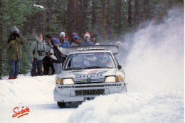 Peugeot 205 T16 - Kankkunen/Piironen - Rally De Suede 1986 - CPM - Rally's
