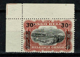 Belg. Congo Belge 1921 - 89A** (30c Op/sur 10c Zegel/timbre 65 Van/de 1915), MNH (2 Scans) Met Keurmerken O.a. Balasse - Unused Stamps