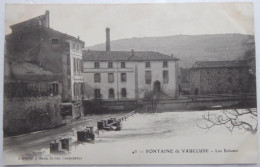 FONTAINE De VAUCLUSE - Les Ecluses - CPA Dos Simple - Piolenc