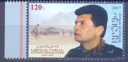 2017. Mountainous Karabakh, Leonid Azgaldyan, Hero, 1v, Mint/** - Armenia