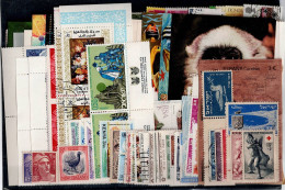 LOT OF 252 STAMPS MINT+USED+ 16 BLOCKS MI- 90 EURO VF!! - Collections (sans Albums)