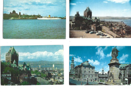 17 Cartes Postales: QUEBEC: QUEBEC: Château Frontenac, Percé, Ste Adèle, Champlain, Maison Jacquet ... - Québec - La Cité