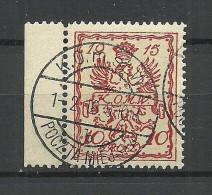 POLEN Poland 1915 Stadtpost Warschau Michel 2 O - Usados