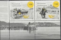 2020 Liechtenstein Mi. 1971-2 **MNH Europa Historische Postrouten. - 2019