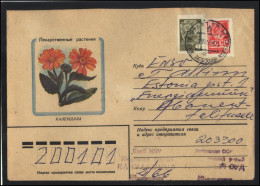 RUSSIA USSR Stationery USED ESTONIA AMBL 1270 KINGISSEPP Flora Plants Herbs Calendula - Zonder Classificatie