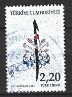 TURQUIE. N°3637 Oblitéré De 2013. Calligraphie. - Used Stamps