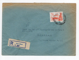 1960. YUGOSLAVIA,CROATIA,NOVI MAROF,RECORDED COVER TO BELGRADE - Cartas & Documentos