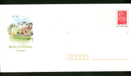 AC14-5 France PAP Timbre N° 3744  Visuel Mailly Le Château : Yonne - PAP: Ristampa/Lamouche