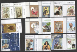 2020 - VATICANO - SAF ANNATA - 20 FRANCOBOLLI - 6BF ** CHIEDERE FATTURA - Unused Stamps