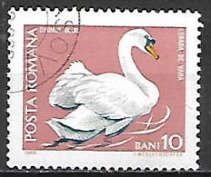 ROUMANIE      -     OISEAU    /    CYGNE    -    Oblitéré - Zwanen