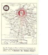 Cp Journée Du Timbre 1938  Oblit "region De Lyon" Timbre MERMOZ - 1921-1960: Moderne